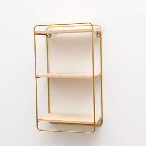 Estantes colgantes de pared de aluminio creativos de fabricación OEM para la organización artística del hogar, que optimizan el espacio de la pared con almacenamiento único. - Product Image 6