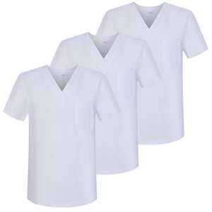 MISEMIYA Confezione da 3 Giacche Sanitarie Unisex con Scollo a V 3-6801 Prodotte in Sri Lanka - Product Image 2