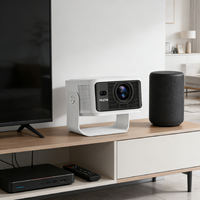 Projecteur portable HY350 Max LED 1080P 2026 avec Android 11, 500 ANSI Lumens, haut-parleurs intégrés, 2G 8GB de stockage pour projection à courte portée