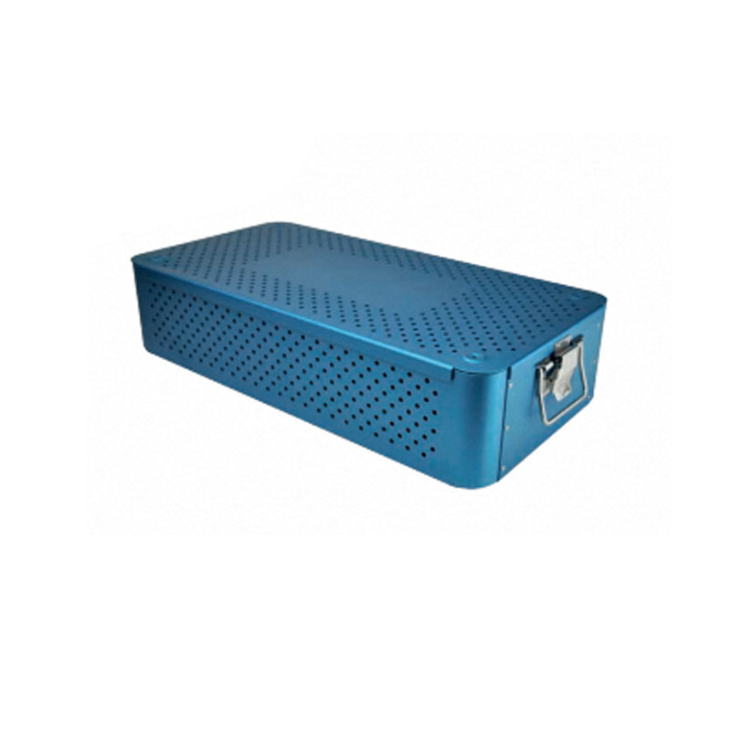 Stainless Steel Sterilization Tray With Lid - 10x14.8x4.2cm Organizer For Lab/Surgical Instruments