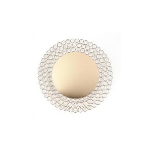Placas de cargador de metal versátiles que se pueden usar como detalles de decoración o placas base para servir platos en eventos - Product Image 2