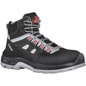 Chaussures de sécurité Cross Safety Boots Taille 45 W.11 Noir/Gris/Rouge S3S FO SR Conformes à la norme EN ISO 20345:2022 - Product Image 2