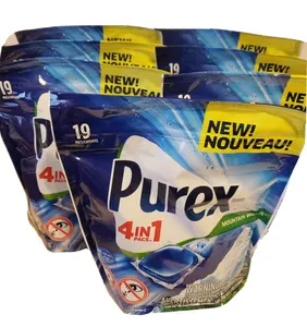 Nuovo Purex completo 3-in-1 fogli per bucato ammorbidente detergente Spring Oasis 20 carichi