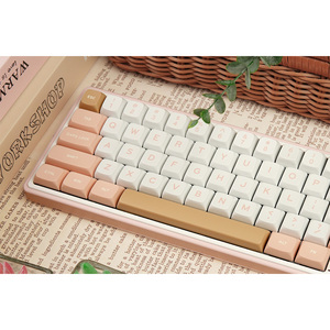 Bàn phím chơi game có dây chơi Game bàn phím với khối lượng Knob 60% phần trăm RGB Backlit 66 phím hot swappable - Product Image 5