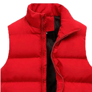 Cheap Winter <b>Men's</b> Leather Waterproof Windproof Puffer Sleeveless Jacket <b>Black</b> Colour New <b>Vest</b> - Product Image 3