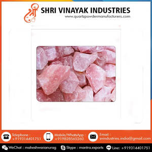 หินแร่หินดิบแบบหยาบแบบหลวมคริสตัลจากหินควอตซ์สีชมพู - Product Image 6