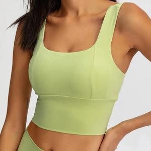 Vêtements de sport pour femmes personnalisés de haute qualité pantalons de yoga taille haute pantalons de gymnastique ensembles de motifs solides grande taille disponibilité en gros - Product Image 3