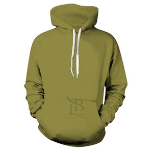 Sudadera con capucha gruesa pesada en blanco para hombre, sudadera de algodón de 400Gsm con logotipo personalizado, Sudadera con capucha de gran tamaño French Terry Heavyweight - Product Image 5