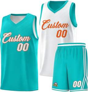 Nouveauté, uniforme de basket-ball de qualité supérieure pour hommes, maillot à manches courtes de conception OEM, uniforme de basket-ball pour hommes à vendre - Product Image 2