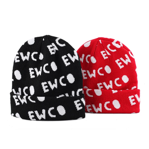 Bonnets d'hiver personnalisés en tricot Jacquard brodé de logo, doublés de soie et de satin pour les voyages quotidiens en plein air - Product Image 2
