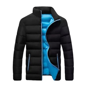 Wholesale Outdoor Solid Color Winter Bomber Jacket Warm Mens Custom Logo Front Formal - Product Image 3