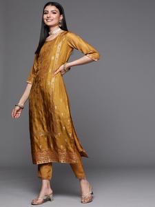New Trendy Latest Traditional Stitched Premium Viscose Lining Afghani Maruti Fashion Kurtis Pant Set Chinon Women Casual Wear - Product Image 4