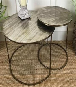 Juego de mesa de centro anidada minimalista moderna, sala de estar cuadrada de madera, apartamento, almacén, muebles para el hogar, casa de campo, MDF decorativo - Product Image 3