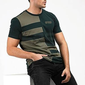T-shirt coupe sèche pour hommes taille adulte sur mesure qualité supérieure 100% coton concevez vos propres t-shirts coupe sèche pour hommes au meilleur prix - Product Image 2
