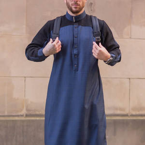 Factory Manufacture 2024 New Style Fashionable Islamic Arabic Jubba Breathable Summer Wear <b>for</b> <b>Men</b> Plus Size Jubbah <b>for</b> Eid - Product Image 6