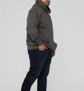 Prix d'usine, sweat à capuche surdimensionné avec fermeture éclair, basiques, coton mélangé, sweats à capuche surdimensionnés pour hommes, pour personnaliser les sweats à capuche surdimensionnés - Product Image 2