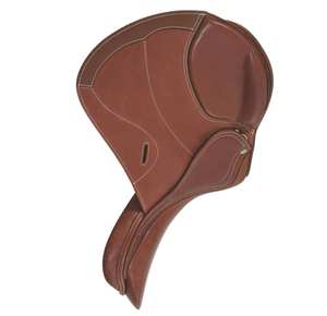 Sillín de caballo de cuero Premium de calidad profesional asiento profundo árbol de madera agarre seguro Kit completo de equitación para granja de animales grandes - Product Image 1