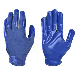 Gants de football américain d'entraînement de vente directe d'usine gants de football américain de sécurité de doigt complet - Product Image 1