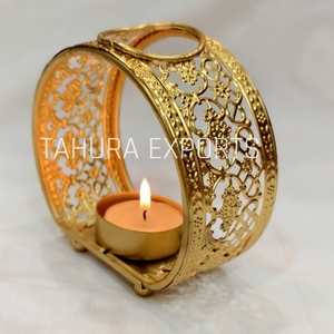 Latest Collection of Classic Tabletop Decoration Silver Golden <b>Tea</b> <b>Light</b> Candle Holder for <b>Christmas</b> Home Ramadan Decoration - Product Image 3