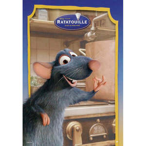 Carte postale A4 personnalisable Ratatouille, impression numérique sur papier, souvenir pour entreprise, marketing Fête des Mères, format A5 imprimé - Product Image 1