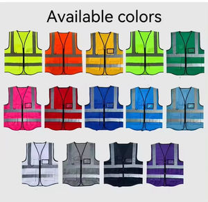 Gilet de sécurité réfléchissant haute visibilité haute visibilité Gilet de construction Industrie verte Gilet de construction vert réfléchissant étanche à l'eau - Product Image 6