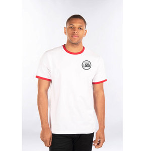 T-shirt classique unisexe à col rond, doux, 100% coton, écologique, séchage rapide, rétro, pour la personnalisation et l'impression de marque - Product Image 1