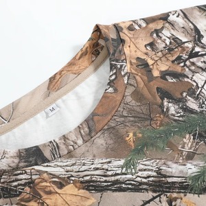 Camiseta de Manga Larga con Estampado de Camuflaje Gráfico, de Algodón Grueso, Personalizada para Fabricantes de Ropa, Estilo Urbano para Hombre - Product Image 2