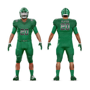 Lightweight Breathable Performance <b>American</b> Football 7V7 Uniform Adult Custom Short Sleeve Team Sports <b>Clothing</b> Factory Supply - Product Image 4