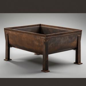Modern Metal Firepit Built for Backyard Patio Heating <b>Wood</b> <b>Burning</b> Powder Coated Finish Offering Balanced <b>Fire</b> Long-Term - Product Image 5