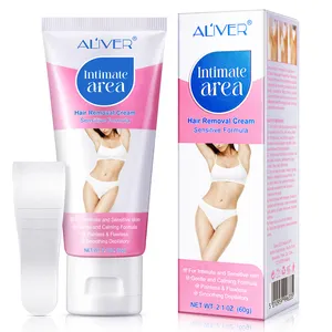 OEM Natural Body Hair Removal Cream Crema Depiladora Para Mujer Partes Intimas Bikini Hair Remover For Women