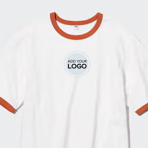 AIRism T-shirt à col rond surdimensionné en coton Streetwear Ringer T-shirt - Product Image 3