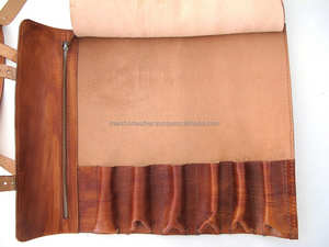 Sac de Chef Décontracté en Cuir Pleine Fleur Fait Main Anti-Odeur, Étui de Voyage pour Couteaux, Organisateur de Rangement Culinaire, Étui pour Ustensiles de Cuisine LSKR-0123 - Product Image 6