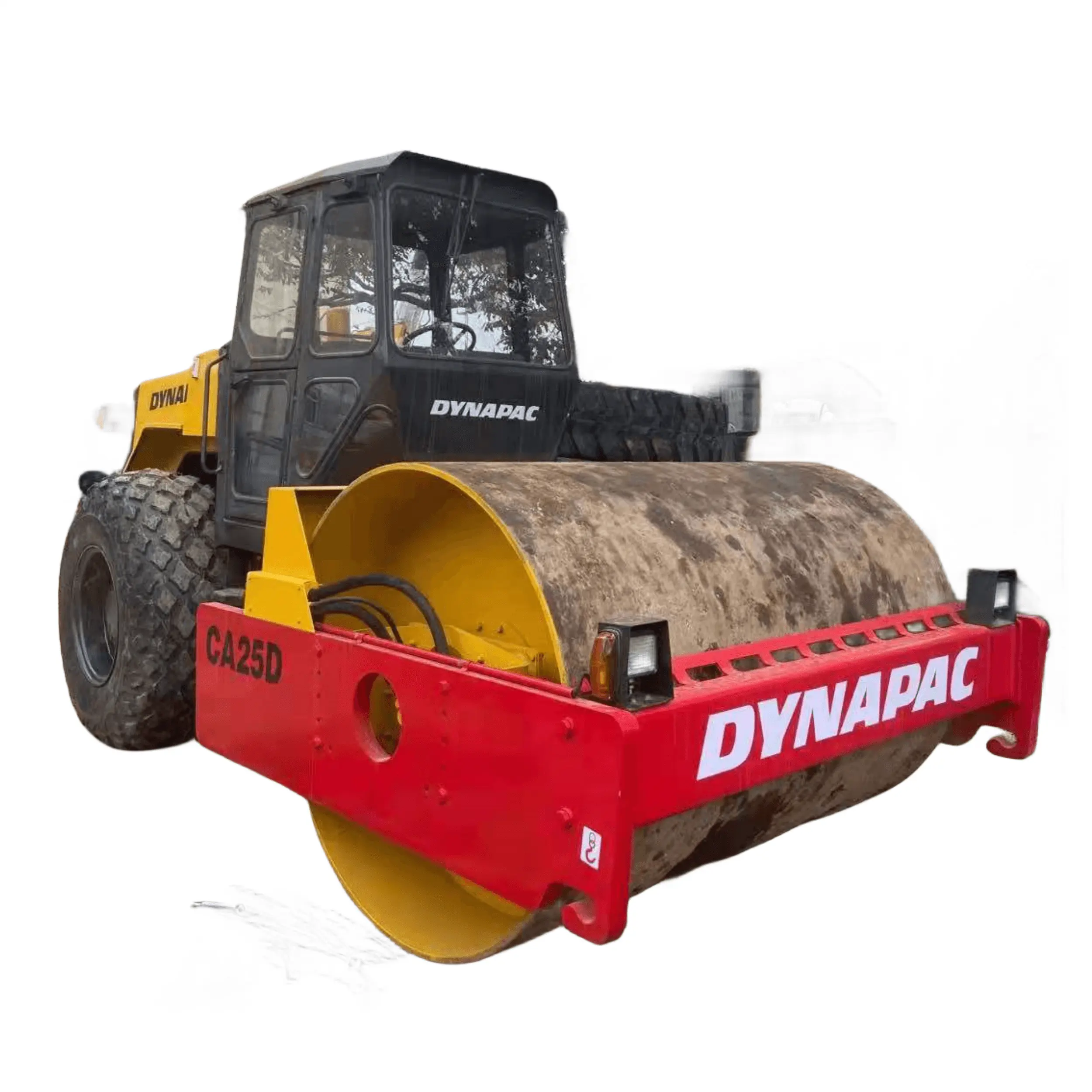 Used Road Roller Dynapac CA25 CA25D CA251 single drum vibratory rollers equipment road construction machinery