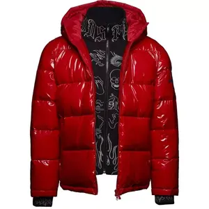 Lightweight Puffer <b>Jacket</b> for Winter Outdoor Men Streetwear Custom Design Comfortable Warm Down - Product Image 3