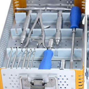 Caja de Almacenamiento de Instrumentos Quirúrgicos de Acero Inoxidable Ortopédico de Grado Quirúrgico, Autoclavable, Vacía, para Fragmentos Grandes - Product Image 3