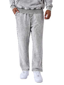Ensemble de survêtement à capuche en molleton délavé premium pour hommes, ensemble de jogging surdimensionné, streetwear d'hiver, décontracté, fabrication OEM personnalisée en gros - Product Image 2