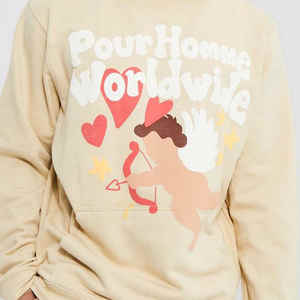 เสื้อฮู้ดสำหรับผู้ชายทำจากโฟมระบายอากาศได้พิมพ์ลายพัฟขนาดใหญ่ออกแบบได้ตามที่ต้องการ - Product Image 4