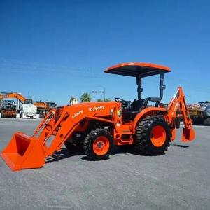 Tractor de Jardín Mini Kubota L2502HST Usado, 80hp, 4x4, con Cargador Frontal y Retroexcavadora, Duradero - Product Image 3