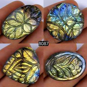 Labradorita Natural Tallada, Piedras Preciosas Sueltas de Diferentes Formas y Tamaños para la Elaboración de Joyería Artesanal - Product Image 4