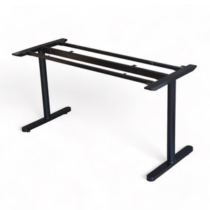 Pieds en acier au design minimaliste pour table de 140x60cm, système TIO, revêtement en poudre HCTO003 - Product Image 1