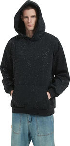 Sudadera con capucha de diamantes de imitación Unisex Sparkle Pullover Hoodies Men's Club Party Venta al por mayor haga su pedido según su demanda - Product Image 4