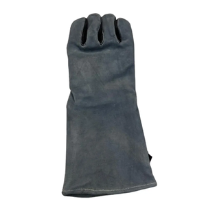 High Performance Cow Leather Industrial Welding Safety <b>Gloves</b> Breathable Plain Style for Outdoor Heavy Duty Work with <b>Torch</b> - Product Image 3