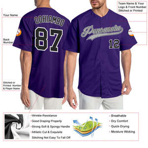 Vente en gros de fournisseur de maillots de baseball personnalisés tissu respirant léger à séchage rapide durable et cousu pour les équipes de ligues - Product Image 6