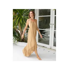 Women's Bold Fashion Boho Maxi Tail Dress Boho Frill Beach Wear Backless Maxi Dresses at Best Prices from India