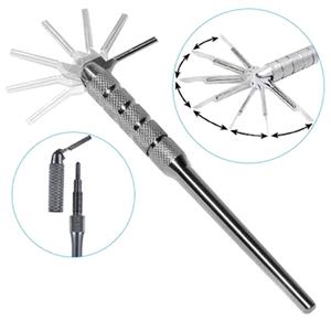 Équipement de chirurgie de poignée de scalpel réglable automatique certifié CE en acier inoxydable électricité à tête pivotante rotative à 180 degrés - Product Image 6