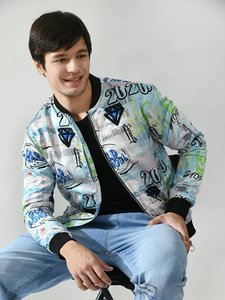 ร้อนขายสบายๆถนนสวมแจ็คเก็ตซาตินระเหิดสําหรับผู้ชายที่ดีที่สุดผลิตซาตินระเหิดแจ็คเก็ตผู้ชาย - Product Image 2