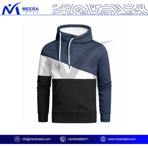 2025 vente chaude plaine multicolore sweats à capuche surdimensionnés pour hommes Logo personnalisé 100% coton tissu bas quantité minimale de commande pull épais sweats à capuche - Product Image 4