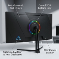 Moniteur LED incurvé pour ordinateur de 34 pouces, 1500 points par pouce, panneau IPS ultra-clair, design fin, fonctionnement stable, bureau, éducation, surveillance