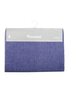 แผ่นรองจานผ้าฝ้ายเนื้อซี่โครง100% หรูหราทันสมัยเสื่อผ้าลินินลายตารางสีทึบสำหรับบ้านโรงแรมงานแต่งงาน - Product Image 1