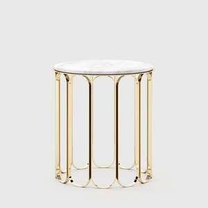 Nouvelles tables d'appoint gigognes avec dessus en aggloméré, cadre en métal robuste, design industriel moderne, idéal pour le salon. - Product Image 6